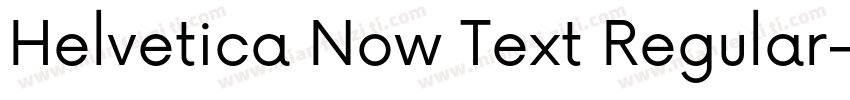 Helvetica Now Text Regular字体转换